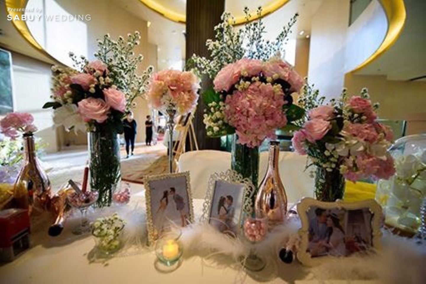 photo-booth,จัดดอกไม้งานแต่ง,wedding planner organizer รีวิวงานแต่งสวยหวานโทนสีชมพู ดูมีคลาสแบบเจ้าหญิง @Bangkok Marriott Hotel Sukhumvit