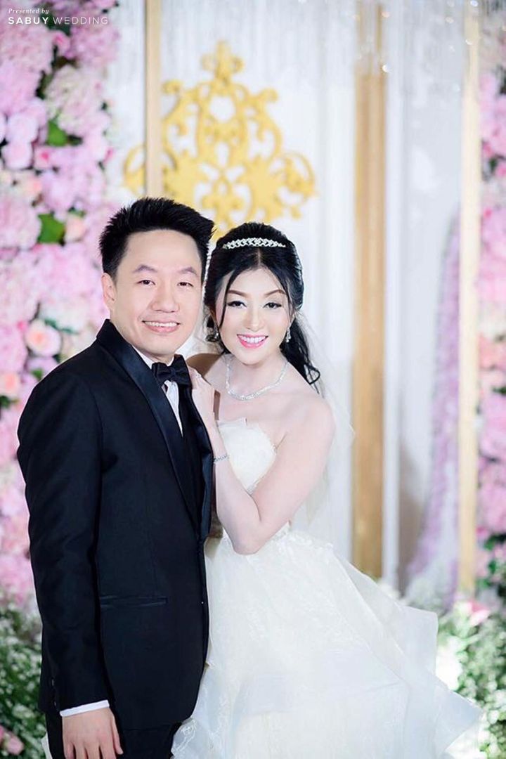 ชุดบ่าวสาว,ชุดเจ้าบ่าว,ชุดเจ้าสาว,รูปงานแต่ง รีวิวงานแต่งสวยหวานโทนสีชมพู ดูมีคลาสแบบเจ้าหญิง @Bangkok Marriott Hotel Sukhumvit