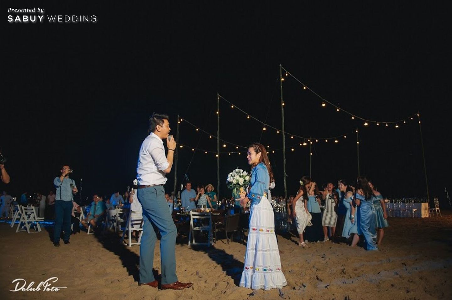 งานแต่งงาน,เพื่อนเจ้าสาว,งานแต่งริมทะเล รีวิวงานแต่งริมทะเล เพิ่มกิมมิคเก๋ด้วยการลอยโคม @Villa Maroc