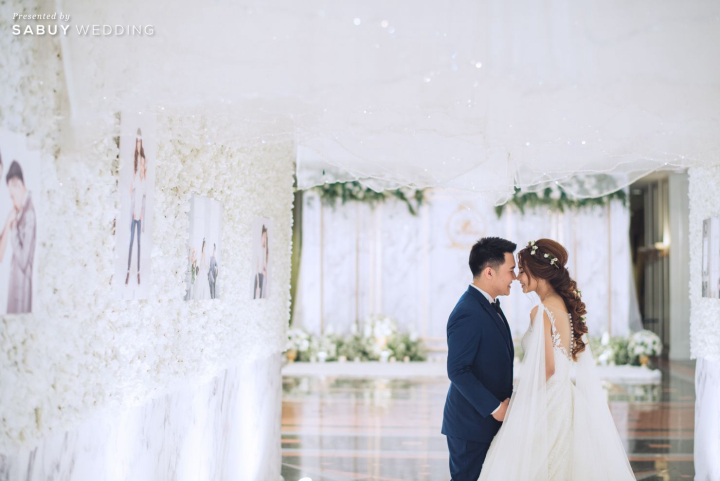 บ่าวสาว,ชุดบ่าวสาว,ตกแต่งงานแต่ง,รูปงานแต่ง รีวิวงานแต่งสวยอินเทรนด์ โดดเด่นด้วยลายหินอ่อน @ Impact Wedding