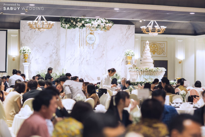 สถานที่แต่งงาน,สถานที่จัดงานแต่งงาน,โต๊ะจีน,ตกแต่งงานแต่ง,เค้กงานแต่ง รีวิวงานแต่งสวยอินเทรนด์ โดดเด่นด้วยลายหินอ่อน @ Impact Wedding