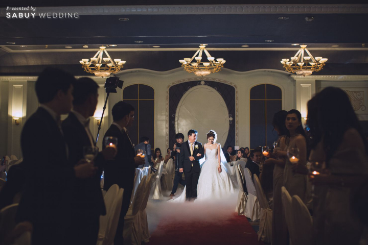 พิธีแต่งงาน,เจ้าสาว รีวิวงานแต่งสวยอินเทรนด์ โดดเด่นด้วยลายหินอ่อน @ Impact Wedding