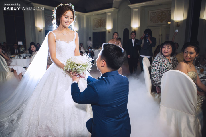พิธีแต่งงาน,บ่าวสาว,ชุดเจ้าสาว,ดอกไม้เจ้าสาว รีวิวงานแต่งสวยอินเทรนด์ โดดเด่นด้วยลายหินอ่อน @ Impact Wedding
