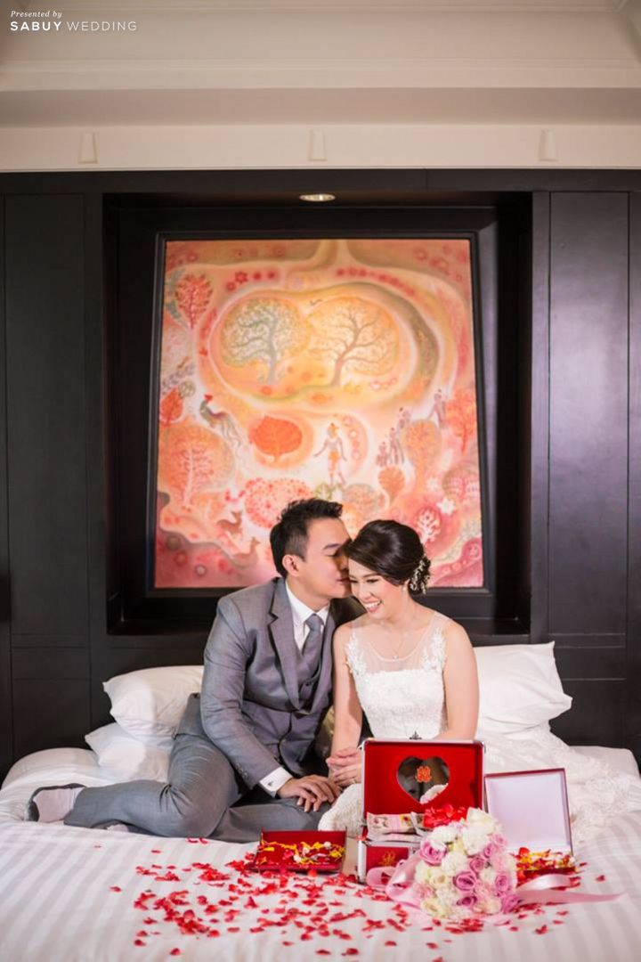 พิธีหมั้น,ชุดหมั้น,งานหมั้น รีวิวงานแต่งหมั้นจีนตามขนบ แต่ครบสูตรความสวยด้วยวิวสถานที่แต่งงานแบบ Rooftop @Banyan Tree Bangkok