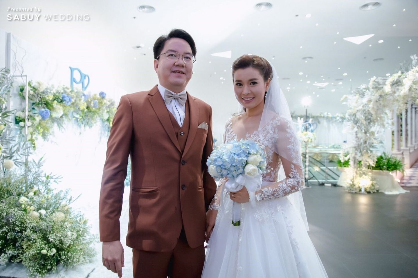 บ่าวสาว,ชุดบ่าวสาว,ชุดเจ้าสาว,ชุดเจ้าบ่าว,จัดดอกไม้งานแต่ง,ตกแต่งงานแต่ง,ดอกไม้เจ้าสาว รีวิวงานแต่งธีมสีฟ้า ในห้องทรงโดมดีไซน์เก๋ @Portal Ballroom อิมแพ็ค