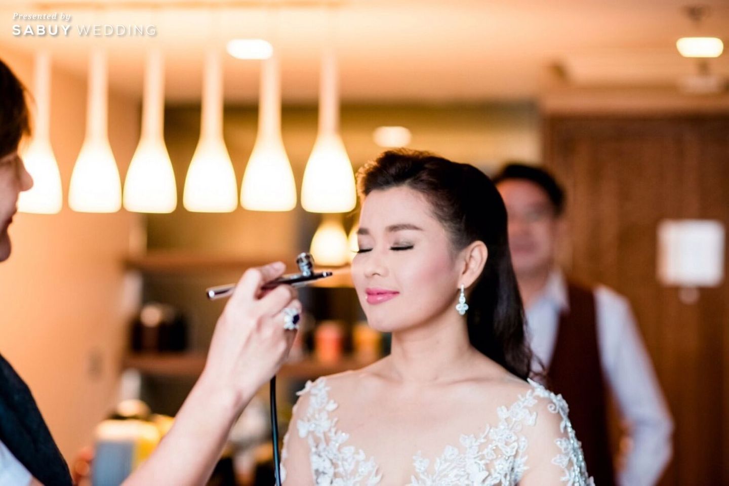 เจ้าสาว,ช่างแต่งหน้า รีวิวงานแต่งธีมสีฟ้า ในห้องทรงโดมดีไซน์เก๋ @Portal Ballroom อิมแพ็ค