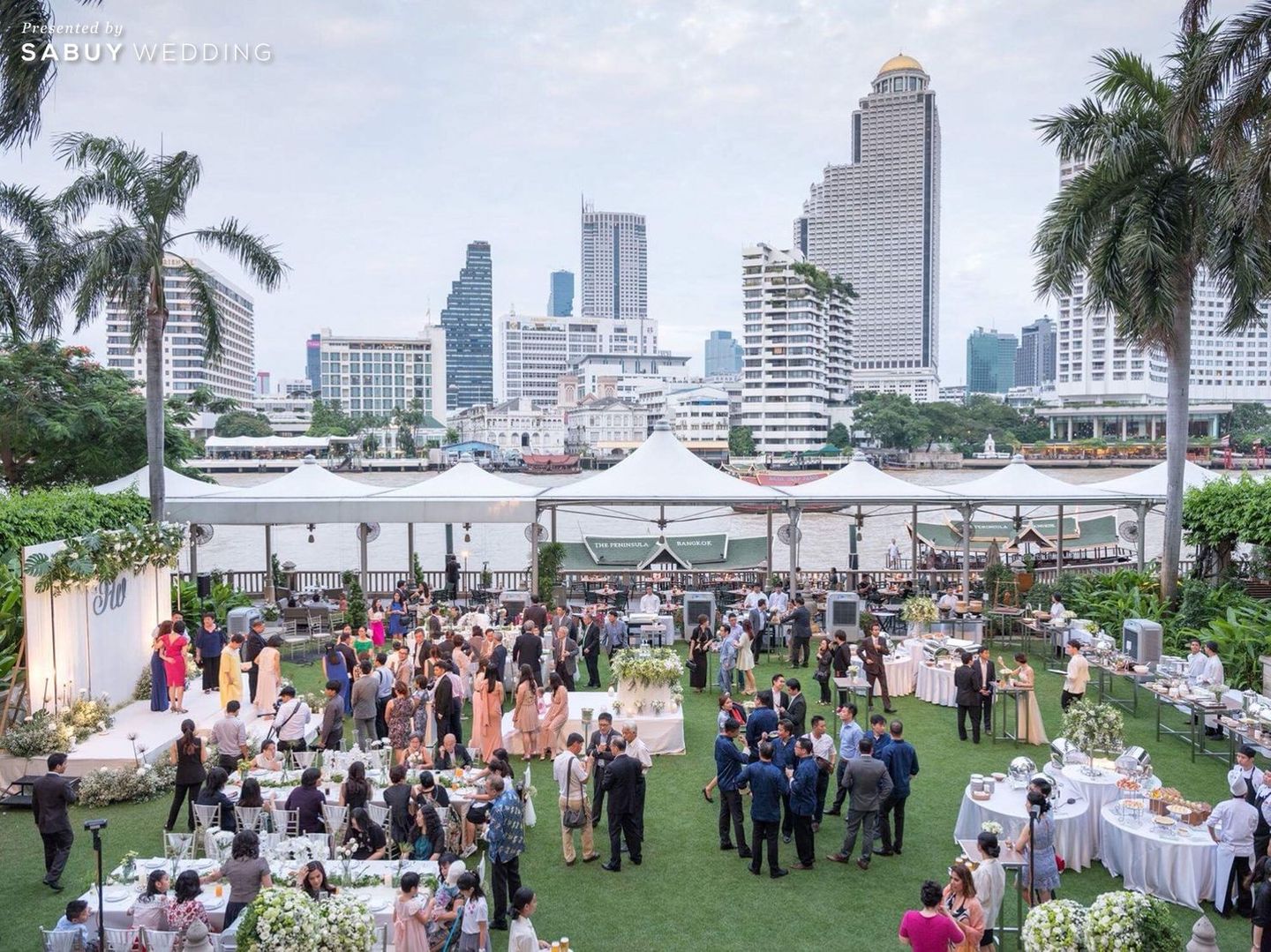 สถานที่แต่งงาน,โรงแรม,แต่งงานในสวน รีวิวงานหมั้นไต้หวันพิธีเป๊ะ เน้นสนุกในงานเลี้ยง มีกิมมิคเก๋เป็น Photo Booth @The Peninsula Bangkok