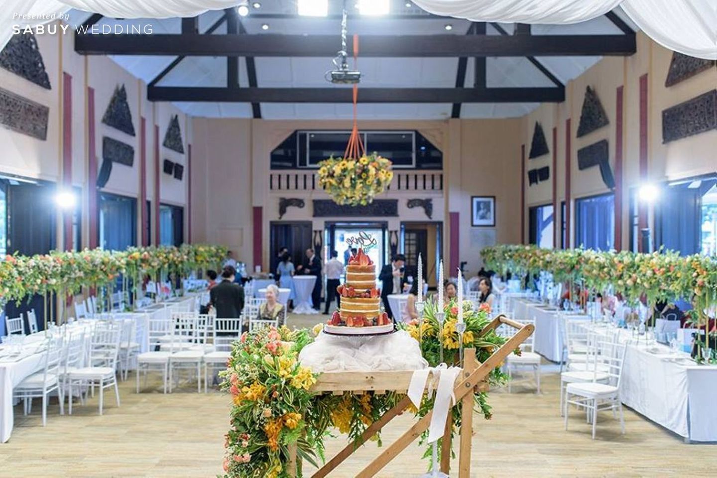 สถานที่แต่งงาน,สถานที่จัดงานแต่งงาน,งานแต่งงาน,ตกแต่งงานแต่ง,จัดดอกไม้งานแต่ง Primmrose Wedding Planner งานดอกไม้สวยสดใส ในพิธีหมั้นยกน้ำชา