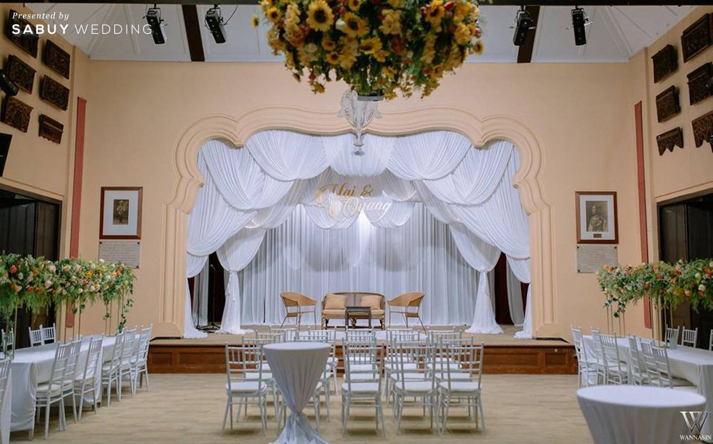 สถานที่แต่งงาน,สถานที่จัดงานแต่งงาน Primmrose Wedding Planner งานดอกไม้สวยสดใส ในพิธีหมั้นยกน้ำชา