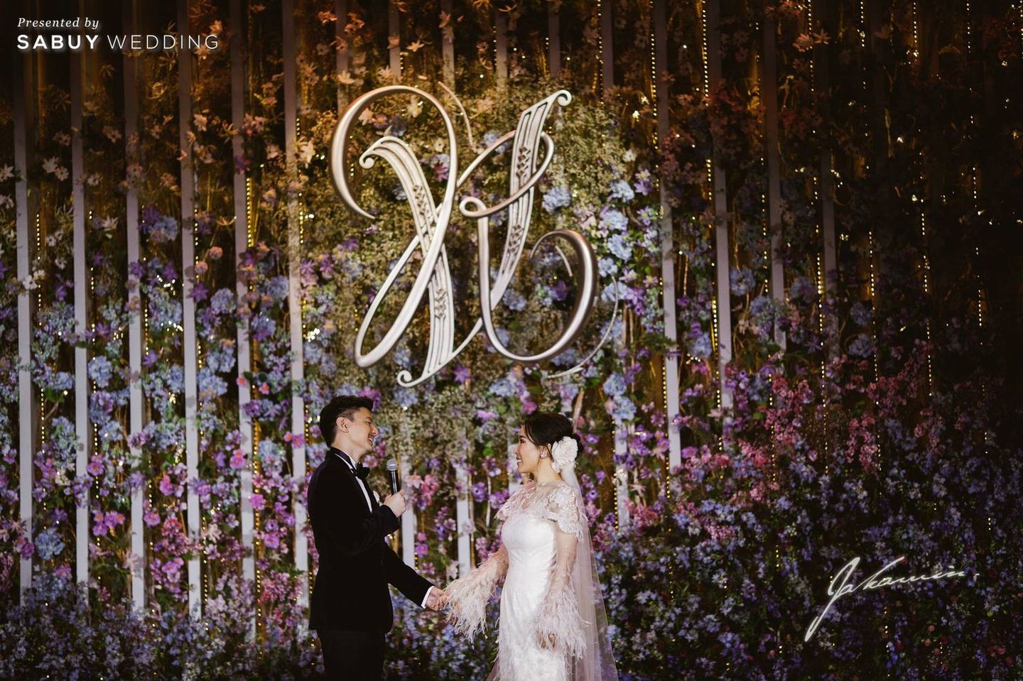 เจ้าสาว,เจ้าบ่าว,แต่งงาน,สถานที่จัดงานแต่งงาน,สถานที่แต่งงาน,ดอกไม้งานแต่งงาน อลังการส่งท้ายปี งานแต่งทายาทคิงเพาเวอร์ คุณรักและคุณหนาม นักธุรกิจหนุ่มไฟแรง