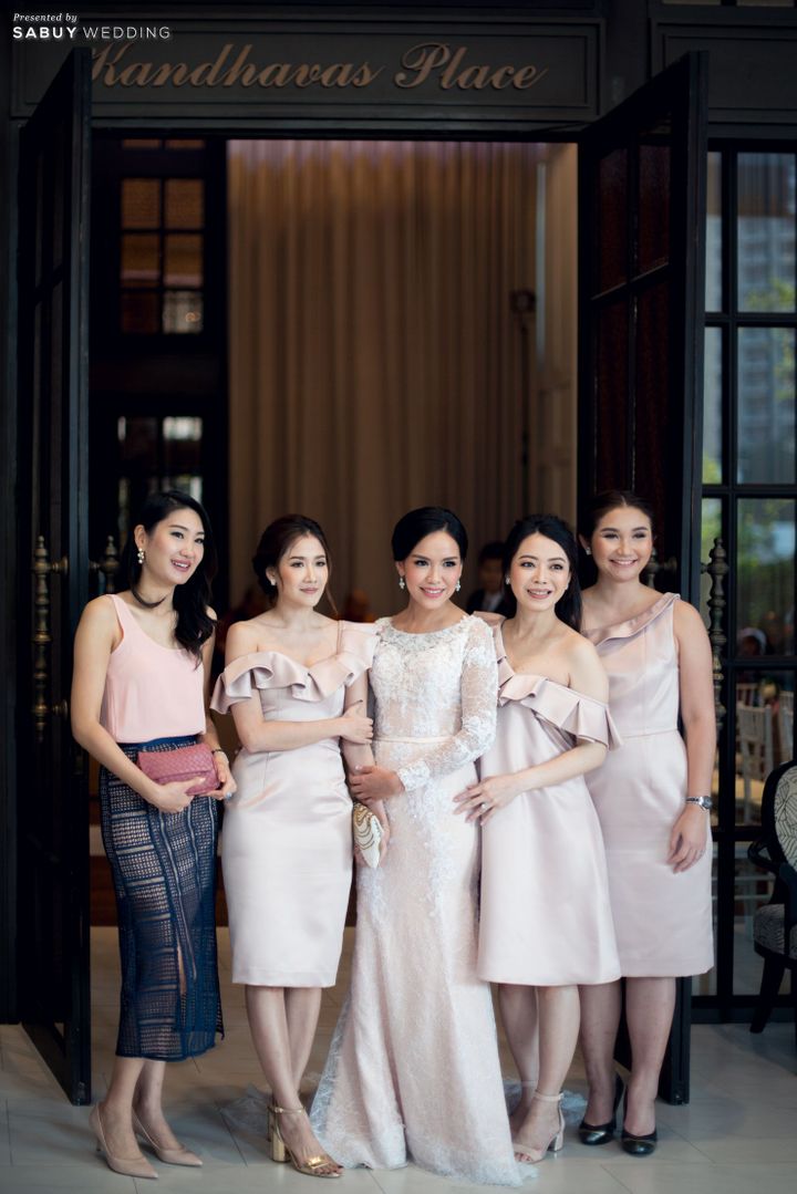 สถานที่แต่งงาน,โรงแรม,เจ้าสาว,ชุดเจ้าสาว,เพื่อนเจ้าสาว,พิธีหมั้น รีวิวงานแต่งมีดีไซน์ ไอเดียจัดเลี้ยงแบบ Standing Buffet @The Athenee Hotel