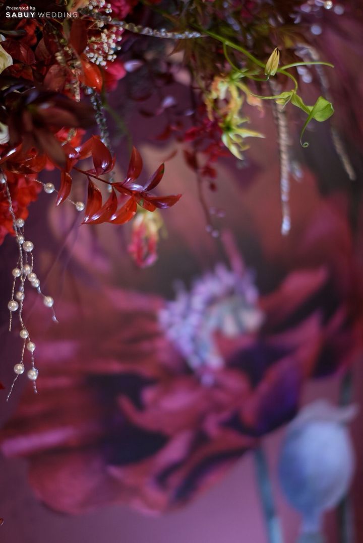 ดอกไม้,จัดดอกไม้งานแต่ง,ตกแต่งงานแต่ง,backdrop งานแต่ง รีวิวงานแต่งสีแดง สวยแพงสุดชิค ลุคจีนโมเดิร์น @Conrad Bangkok