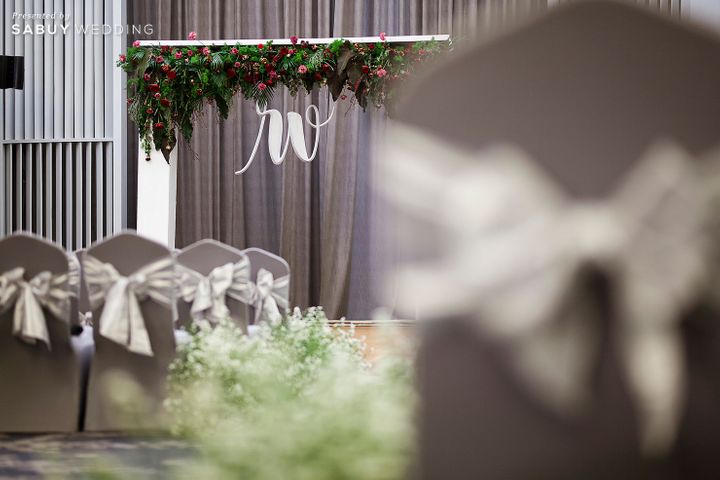 สถานที่แต่งงาน,โรงแรม,ตกแต่งงานแต่ง,จัดดอกไม้งานแต่ง รีวิวงานแต่ง ธีมคู่สีสุดเก๋ Navy blue & Marsala @S31 Sukhumvit Hotel