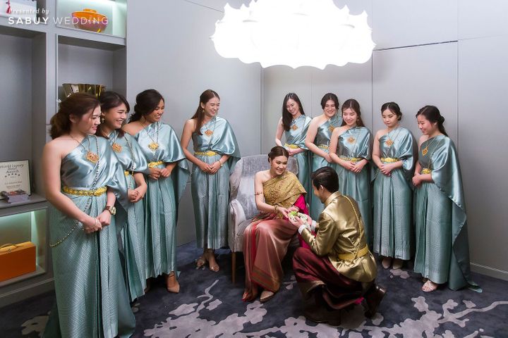 ชุดไทยเพื่อนเจ้าสาว,สถานที่แต่งงาน,โรงแรม,พิธีรับตัว,เจ้าบ่าว,เจ้าสาว,ชุดไทยเจ้าสาว,ชุดหมั้น,ชุดเจ้าบ่าว รีวิวงานแต่ง ธีมคู่สีสุดเก๋ Navy blue & Marsala @S31 Sukhumvit Hotel