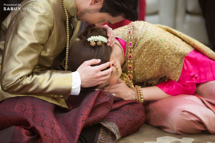 พิธีหมั้น,ชุดไทย,ชุดหมั้น,เจ้าสาว,ชุดไทยเจ้าสาว,เจ้าบ่าว,ชุดเจ้าบ่าว รีวิวงานแต่ง ธีมคู่สีสุดเก๋ Navy blue & Marsala @S31 Sukhumvit Hotel