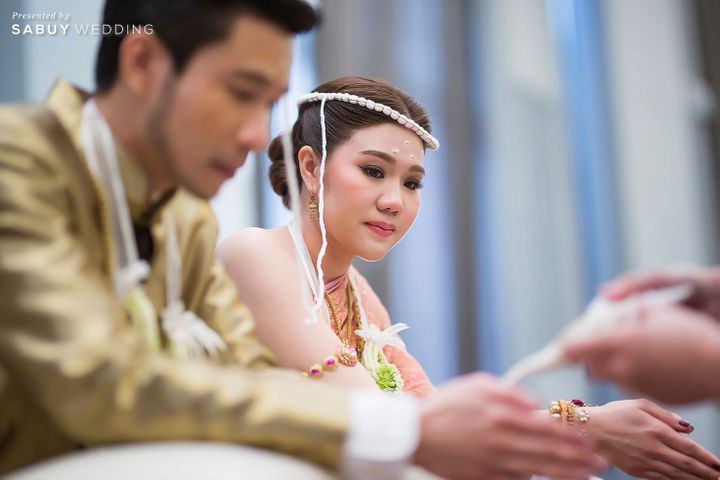 พิธีหมั้น,พิธีรดน้ำสังข์,ชุดไทย,ชุดหมั้น,เจ้าสาว,ชุดไทยเจ้าสาว,เจ้าบ่าว,ชุดเจ้าบ่าว รีวิวงานแต่ง ธีมคู่สีสุดเก๋ Navy blue & Marsala @S31 Sukhumvit Hotel