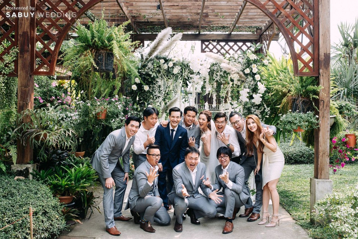 พิธีแต่งงาน,ตกแต่งงานแต่ง,เจ้าบ่าว,เจ้าสาว,ชุดเจ้าสาว,สูทเจ้าบ่าว,สถานที่แต่งงาน outdoor รีวิวงานแต่งในสวนธีม Botanical มินิมอลแต่ดูอบอุ่น @Nai Lert Park Heritage Home