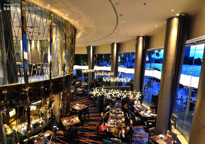 Chatrium Hotel Riverside Bangkok,สถานที่แต่งงาน,สถานที่จัดงานแต่งงาน,โรงแรม,ร้านอาหาร Chatrium Hotel Riverside Bangkok ห้องจัดเลี้ยงหรูหรา เห็นวิวแม่น้ำเจ้าพระยา