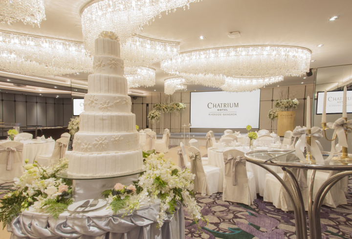 Chatrium Hotel Riverside Bangkok ห้องจัดเลี้ยงหรูหรา เห็นวิวแม่น้ำเจ้าพระยา