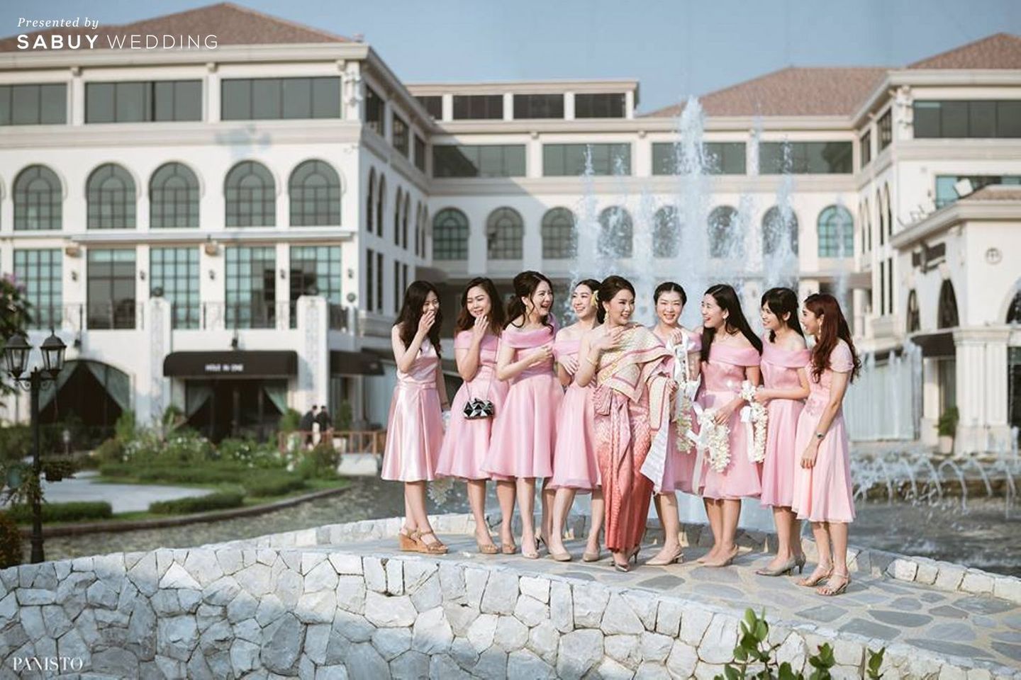 Primmrose Wedding Planner,Phothalai Leisure Park,สถานที่แต่งงาน,สถานที่จัดงานแต่งงาน,งานแต่งงาน,งานหมั้น,พิธีหมั้น,เจ้าสาว,เพื่อนเจ้าสาว,ชุดหมั้น,ชุดไทย,ชุดเพื่อนเจ้าสาว งานแต่งงานธีมสีชมพู หวานละมุนด้วยดอกไม้ by Primmrose Wedding Planner
