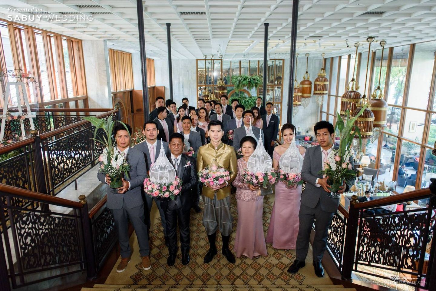 งานแต่งงาน,พิธีแต่งงานแบบไทย,สถานที่แต่งงาน,โรงแรม,แห่ขันหมาก,ขบวนขันหมาก รีวิวงานแต่งสุดอบอุ่นแห่งปี ‘We are Family’ งานนี้ห้อมล้อมด้วยรัก @Mandarin Oriental