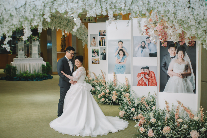 รีวิวงานแต่งริมน้ำหวานฟุ้ง ละมุนด้วยธีมสี Mint & Peach @ Royal Orchid Sheraton Hotel