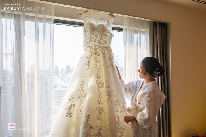 undefined รีวิวงานแต่งสุดอบอุ่น หวานฟุ้งด้วยธีมสีชมพู ครีม @ Crowne Plaza Bangkok Lumpini Park