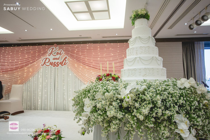 undefined รีวิวงานแต่งสุดอบอุ่น หวานฟุ้งด้วยธีมสีชมพู ครีม @ Crowne Plaza Bangkok Lumpini Park
