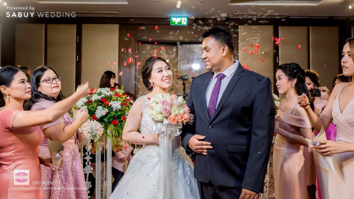 undefined รีวิวงานแต่งสุดอบอุ่น หวานฟุ้งด้วยธีมสีชมพู ครีม @ Crowne Plaza Bangkok Lumpini Park