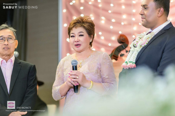 undefined รีวิวงานแต่งสุดอบอุ่น หวานฟุ้งด้วยธีมสีชมพู ครีม @ Crowne Plaza Bangkok Lumpini Park