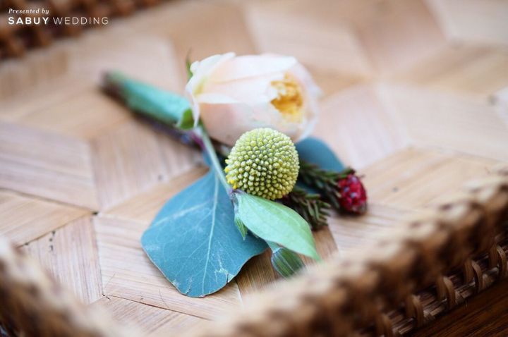 ช่อดอกไม้ติดอก จัดงานจดทะเบียนสมรสให้เก๋สุดๆ เหมือนหลุดมาจาก Pinterest ในเวลาแค่ 5 วัน!