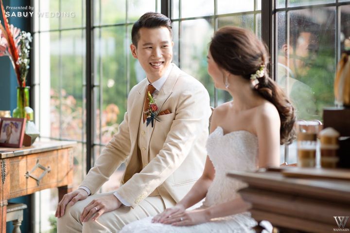 เจ้าบ่าว,เจ้าสาว,The Apothecary Venue,สถานที่แต่งงาน,สถานที่จัดงานแต่งงาน,งานแต่งงาน,งานแต่งงานในสวน รีวิวงานแต่งธีมสี Brick & Teal อบอุ่น สดใส ในสถานที่ All in One @ The Apothecary Venue