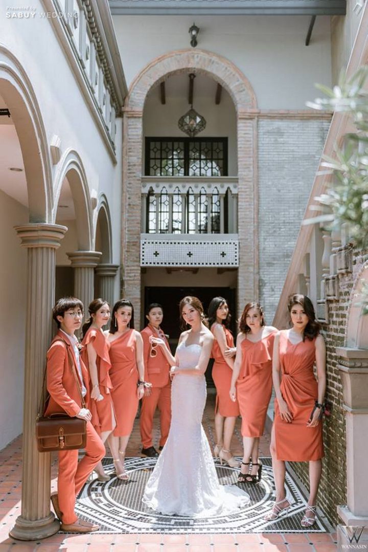 เจ้าบ่าว,เจ้าสาว,The Apothecary Venue,สถานที่แต่งงาน,สถานที่จัดงานแต่งงาน,งานแต่งงาน,เพื่อนเจ้าสาว รีวิวงานแต่งธีมสี Brick & Teal อบอุ่น สดใส ในสถานที่ All in One @ The Apothecary Venue