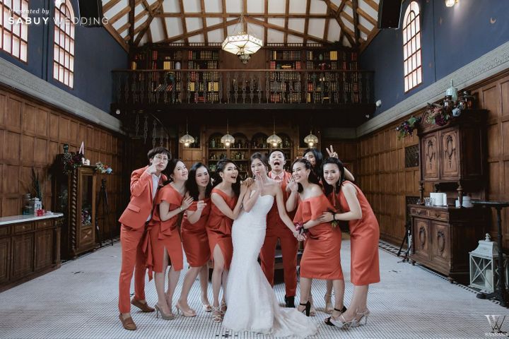 เจ้าบ่าว,เจ้าสาว,The Apothecary Venue,สถานที่แต่งงาน,สถานที่จัดงานแต่งงาน,งานแต่งงาน,เพื่อนเจ้าสาว รีวิวงานแต่งธีมสี Brick & Teal อบอุ่น สดใส ในสถานที่ All in One @ The Apothecary Venue