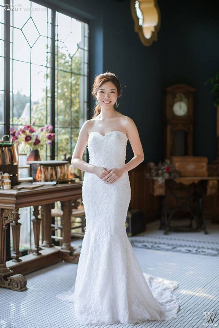 ชุดเจ้าสาว,เจ้าสาว,The Apothecary Venue,สถานที่แต่งงาน,สถานที่จัดงานแต่งงาน,งานแต่งงาน,งานแต่งงานในสวน รีวิวงานแต่งธีมสี Brick & Teal อบอุ่น สดใส ในสถานที่ All in One @ The Apothecary Venue