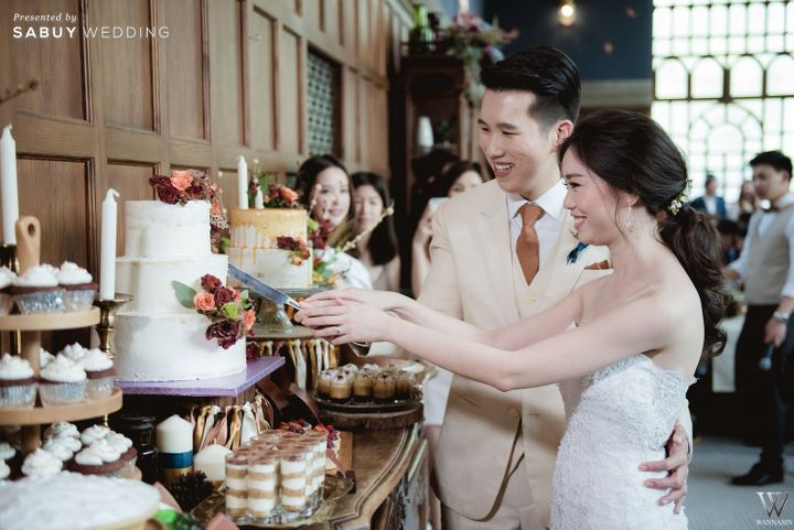 เจ้าบ่าว,เจ้าสาว,The Apothecary Venue,สถานที่แต่งงาน,สถานที่จัดงานแต่งงาน,งานแต่งงาน,งานแต่งงานในสวน,สถานที่แต่งงานในสวน,เค้กแต่งงาน รีวิวงานแต่งธีมสี Brick & Teal อบอุ่น สดใส ในสถานที่ All in One @ The Apothecary Venue