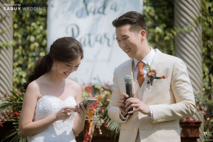 เจ้าบ่าว,เจ้าสาว,The Apothecary Venue,สถานที่แต่งงาน,สถานที่จัดงานแต่งงาน,งานแต่งงาน,งานแต่งงานในสวน,สถานที่แต่งงานในสวน รีวิวงานแต่งธีมสี Brick & Teal อบอุ่น สดใส ในสถานที่ All in One @ The Apothecary Venue