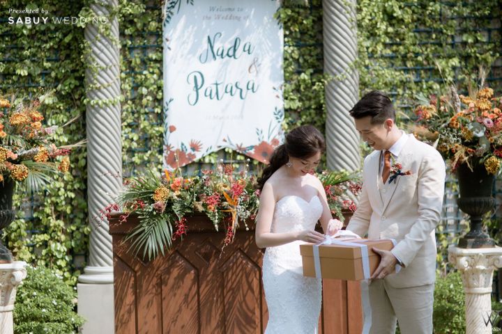 เจ้าบ่าว,เจ้าสาว,The Apothecary Venue,สถานที่แต่งงาน,สถานที่จัดงานแต่งงาน,งานแต่งงาน,งานแต่งงานในสวน,สถานที่แต่งงานในสวน รีวิวงานแต่งธีมสี Brick & Teal อบอุ่น สดใส ในสถานที่ All in One @ The Apothecary Venue