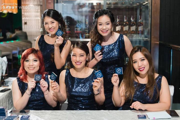 ของชำร่วย,แต่งงาน,งานแต่งงาน,สถานที่จัดงานแต่งงาน,ตกแต่งงานแต่งงาน รีวิวงานแต่งสวยแซ่บแบบ Modern Party กับธีมสี Midnight blue & Gray @ Le Meridien Bangkok