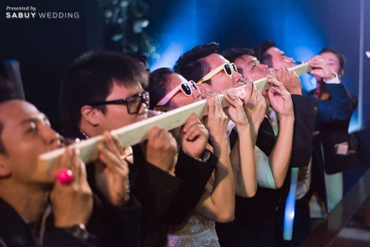 เจ้าสาว,เจ้าบ่าว,แต่งงาน,งานแต่งงาน,Le Meridien Bangkok,สถานที่จัดงานแต่งงาน,อาฟเตอร์ปาร์ตี้ รีวิวงานแต่งสวยแซ่บแบบ Modern Party กับธีมสี Midnight blue & Gray @ Le Meridien Bangkok