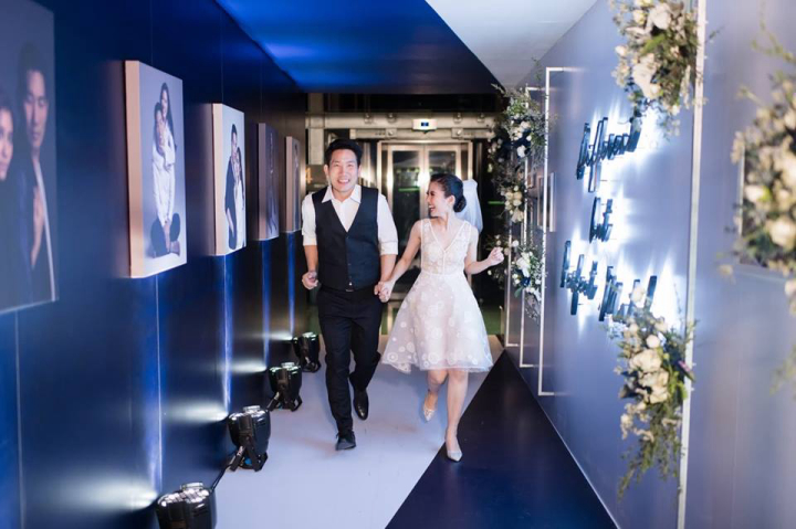รีวิวงานแต่งสวยแซ่บแบบ Modern Party กับธีมสี Midnight blue & Gray @ Le Meridien Bangkok