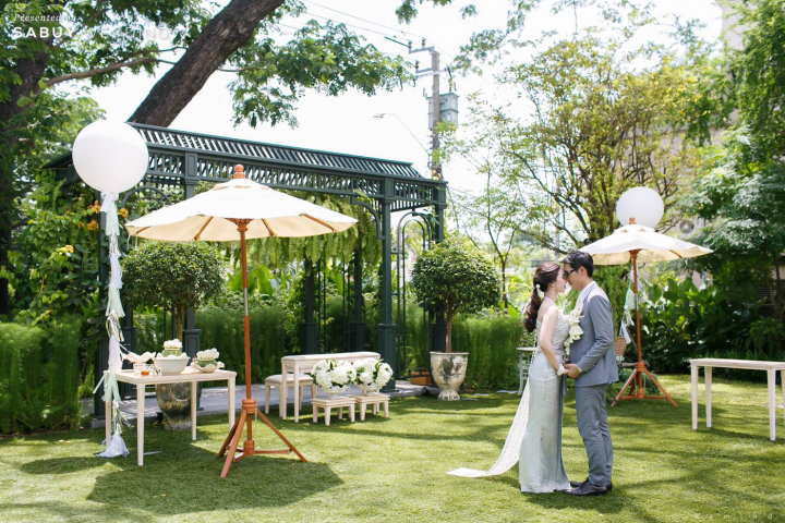 เจ้าบ่าว,เจ้าสาว รีวิวงานแต่งในสวนสวย ร่มรื่นด้วยแมกไม้ธรรมชาติ @ The Botanical House Bangkok