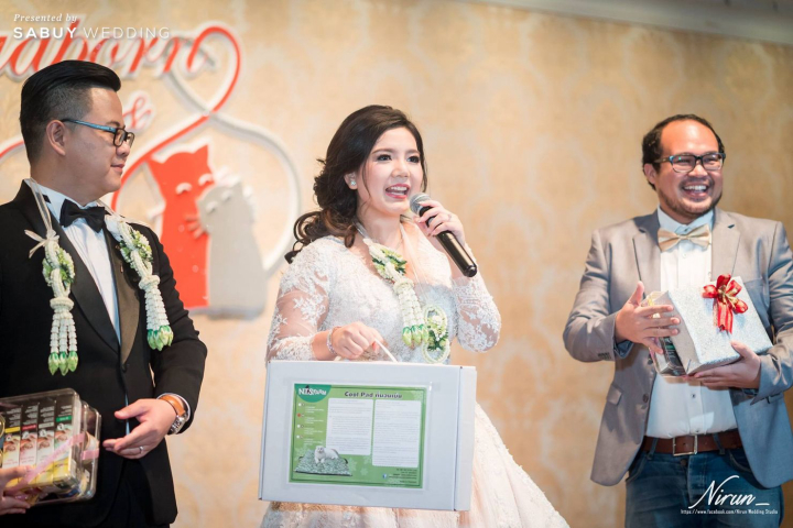 แต่งงาน,เจ้าบ่าว,เจ้าสาว,งานแต่งงาน รีวิวงานแต่ง Cat lover party งานนี้จัดเต็มฉบับคนรักแมว @ ราชพฤกษ์คลับ