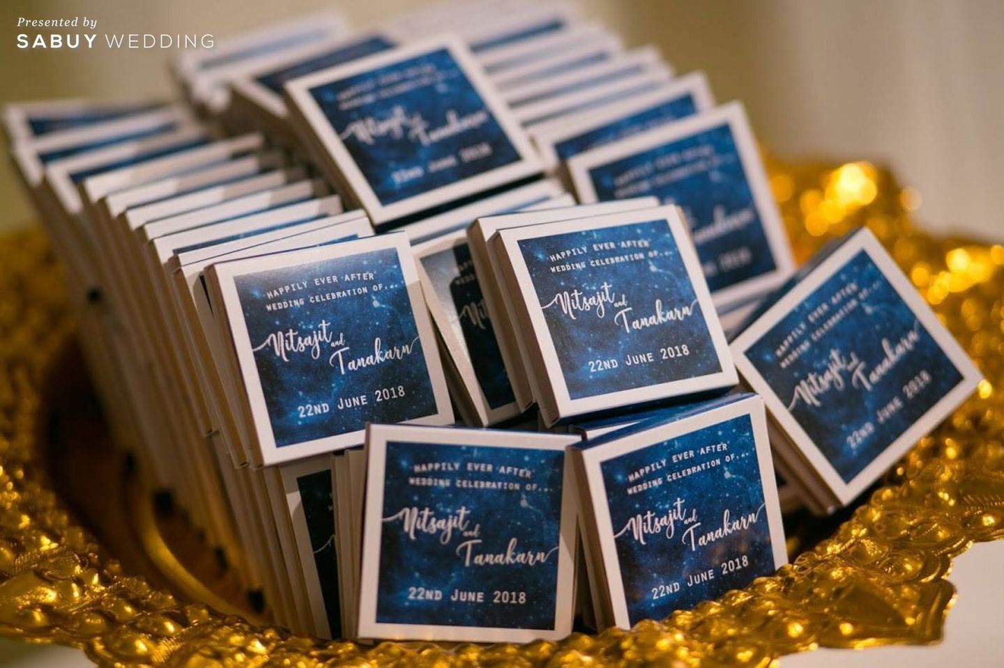 ของชำร่วย รีวิวงานแต่งโรแมนติก ในธีมสุดชิค Sparkle Night @ Royal Orchid Sheraton Hotel & Towers
