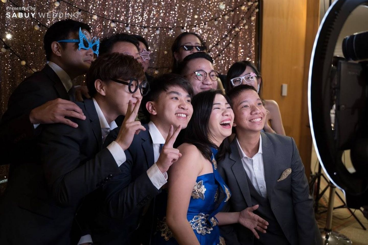 Photobooth รีวิวงานแต่งโรแมนติก ในธีมสุดชิค Sparkle Night @ Royal Orchid Sheraton Hotel & Towers