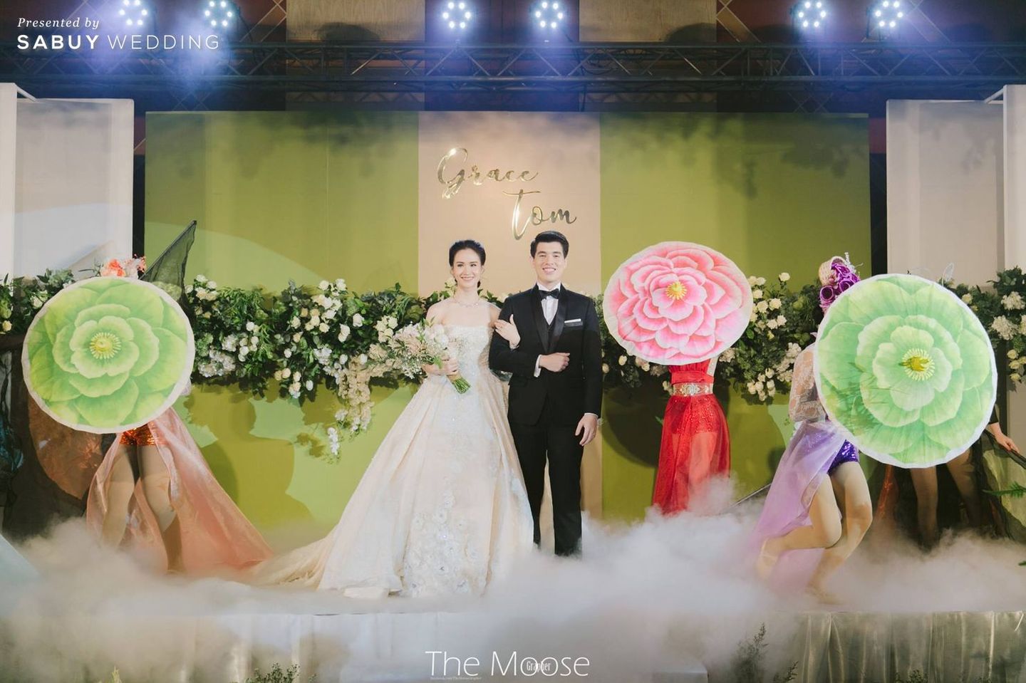 เจ้าสาว,เจ้าบ่าว,งานแต่งงาน,ตกแต่งสถานที่แต่งงาน รีวิวงานแต่งจัดธีมสวนให้เรียบหรู ดูโก้แบบมินิมอล @ Wangtai Hotel
