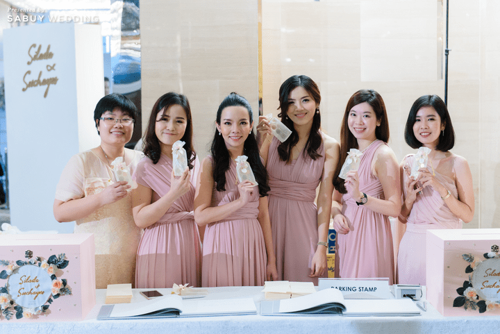  รีวิวงานแต่งหวานด้วยดอกไม้ สวยละมุนใจในธีมชมพูทอง @ Reniassance bangkok ratchaprasong  hotel