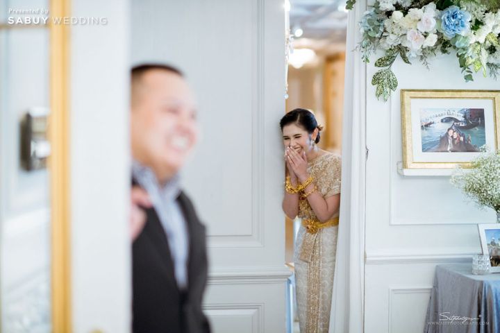 พิธีแต่งงาน,เจ้าสาว รีวิวงานแต่งฉบับเจ้าสาว #ทีมSabuy จัดงานสวยได้ แม้อยู่เมืองนอก @ Mandarin Oriental Bangkok