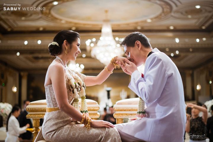 เจ้าบ่าว,เจ้าสาว,ชุดแต่งงาน รีวิวงานแต่งฉบับเจ้าสาว #ทีมSabuy จัดงานสวยได้ แม้อยู่เมืองนอก @ Mandarin Oriental Bangkok