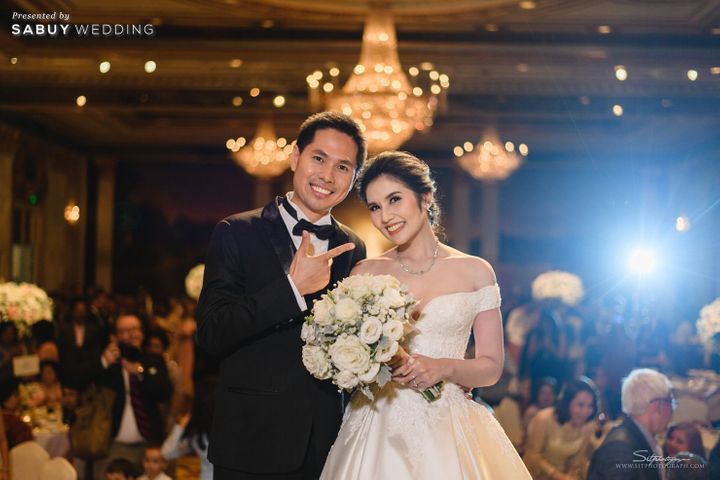 เจ้าบ่าว,เจ้าสาว,ชุดแต่งงาน,งานแต่งงาน,Mandarin Oriental Bangkok,ดอกไม้เจ้าสาว รีวิวงานแต่งฉบับเจ้าสาว #ทีมSabuy จัดงานสวยได้ แม้อยู่เมืองนอก @ Mandarin Oriental Bangkok